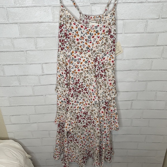 NWT Passport Ruffle Floral Flowy Dress - Picture 2 of 11